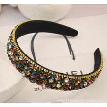 Fashion Jewelry/Fashion Hair Band/Beads and Ribbon Headband (XHJ12054)